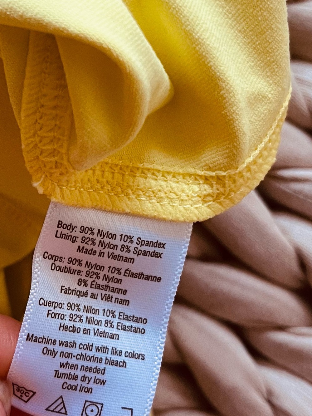 Alo Racerback Active Tank Butter Yellow Activewear Tank Top - Picture 11 of 11